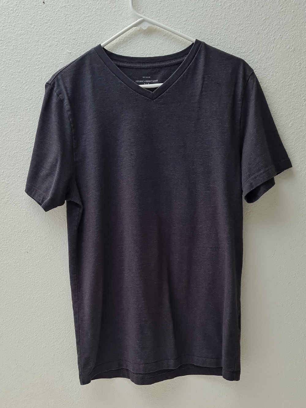 3for$15-Cotton On Men's V-Neck Short Sleeve Tee - Charcoal Gray